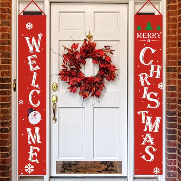 

merry christmas decorations hanging christmas banner hanging sign for indoor outdoor door display decorations xmas decor