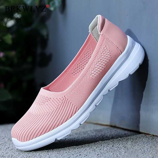 

2020 new summer breathable women's flat shoes woman casual flats women sneakers mocassin femme espadrilles hollow out feminino, Black