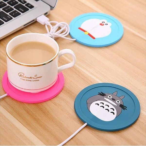 

new cartoon soldier design silicone usb cup heating coffee drink warmer pad mat device office