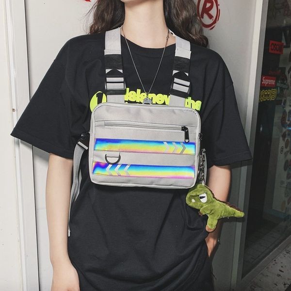 

men chest bags casual travel bag fashion hip hop bag women waist pack 2020 vest backpack sports multiple kinetic energy package