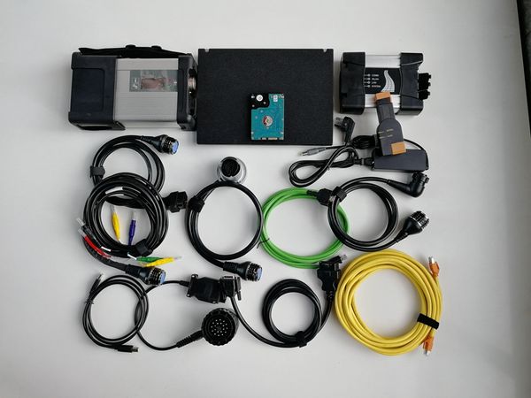 Автоматические инструменты для диагностики для BMW ICOM Next MB Star C5 SD Connect 5 Wi-Fi Мультиплексор и кабели 1 ТБ