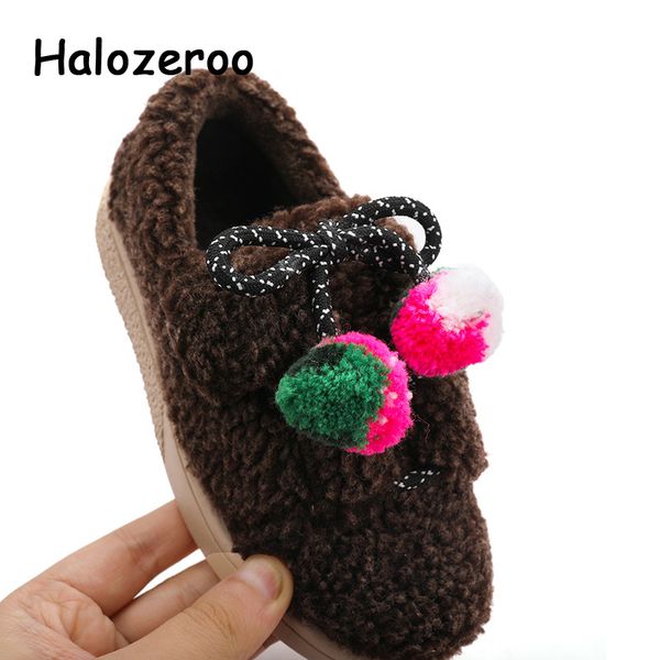 

новые зимние дети спорт кроссовки ребёнков вскользь тапки дети теплый лоферы черный марка принцессы тренеров, Black;red