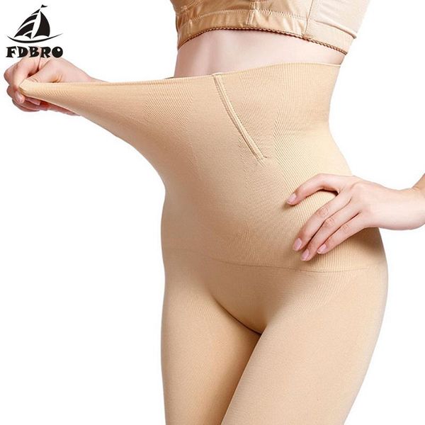 

fdbro bodybuilding trunks seamless women high waist slimming tummy control knickers pant briefs shapewear body shaper corset, White;black