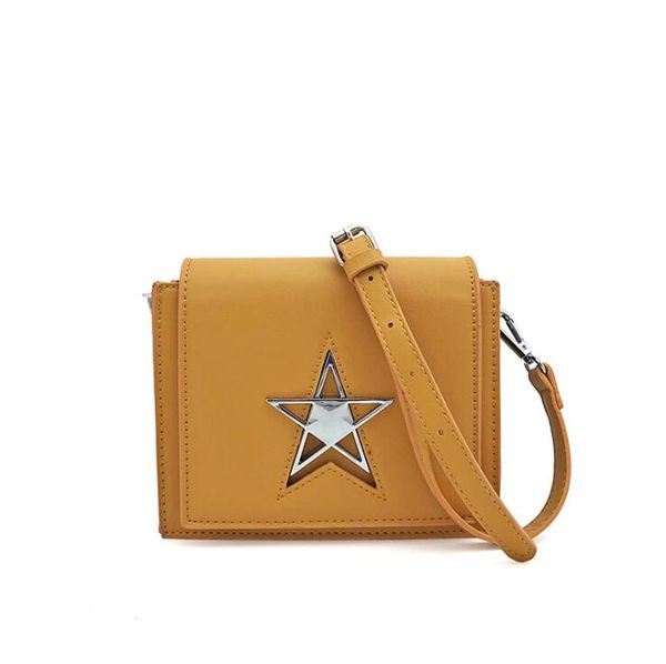 

The Korean version of the five-pointed star single-shoulder oblique bag network red bag female bag double-layer fashion lady chattering