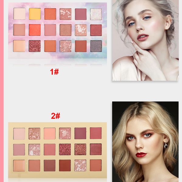 

your logo print new nude eyeshadow palette long lasting multi reflective shimmer matte glitter pressed pearls eye shadow makeup pallet