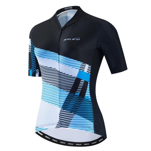 

jpojpo cycling jersey women bicycle shirts riding bike jersey wear team mtb road short sleeve lady sport cycling clothing, Black;red