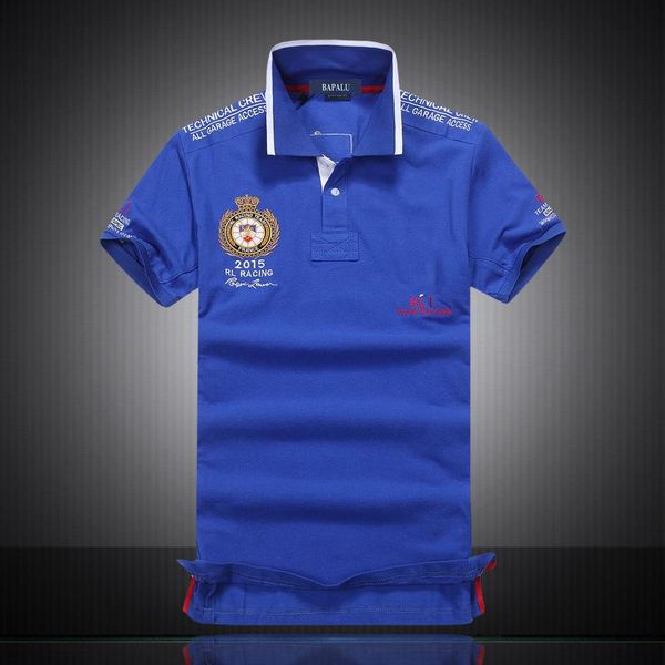 

высокое качество poloshirt мужчины с коротким рукавом высокое качество моды новый цвет коробки логотип круглый вырез футболки лето поло руба, White;black