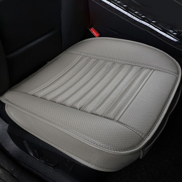 

universal car seat cover four seasons front rear flax cushion breathable leather bamboo protector mat pad auto accessories