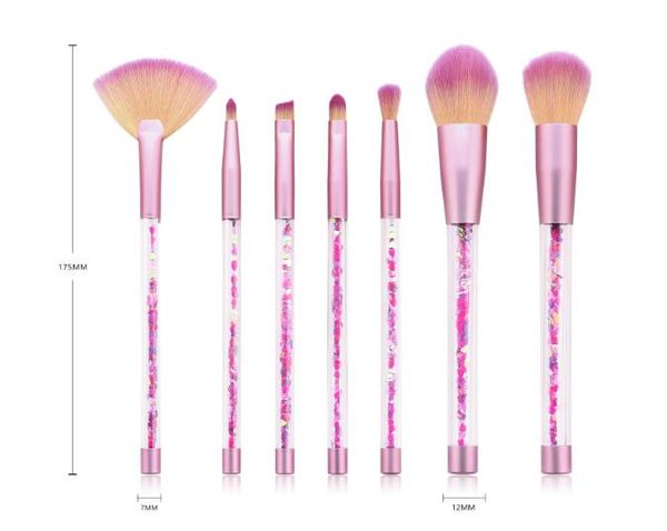 

beauty tools new style 7pcs makeup eye brushes set plastic handle brush