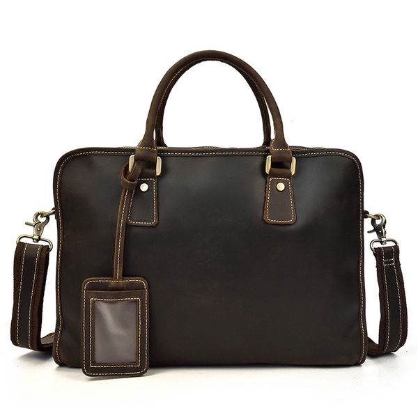 

men's briefcase retro commuting handbag to work handbag computer bag