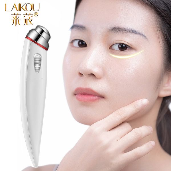 

laikou electric eye massager pen vibration eye serum massage anti wrinkledark circle eye improve skin anti-puffiness