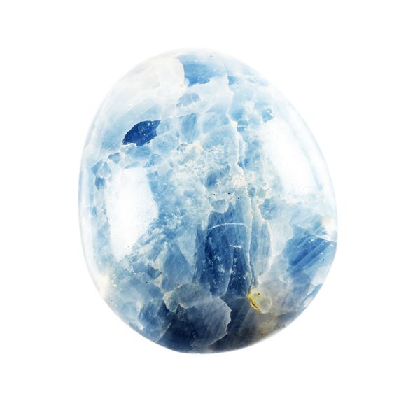 

1pc natural labradorite clear crystal blue calcite natural gemstones tumbled stone beads reiki point chakra healing minerals