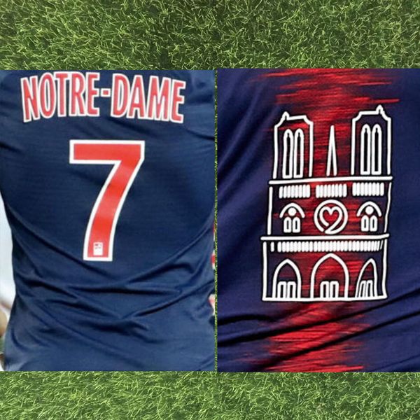 

2019 Лига 1 Спонсор Норт-Дам и Норд-Дам mabppe nameset verratti nameset печать тепла Передача Футбо