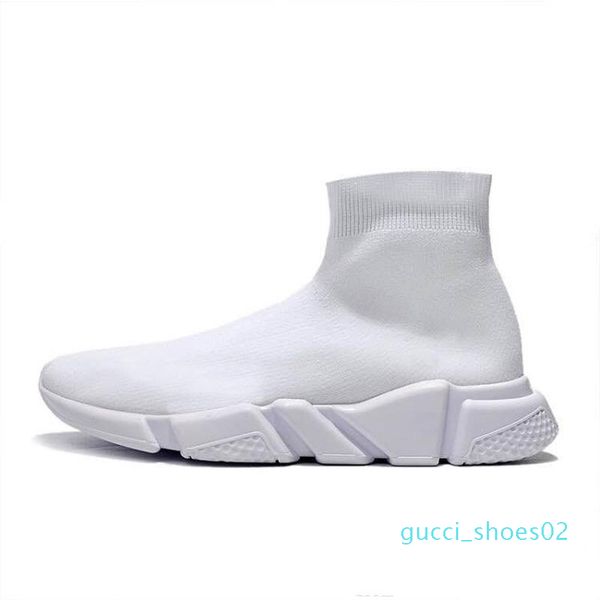 

2020 designer sock speed trainer triple platform shoe black white men women fashion sneakers glitter fashion mens casual shoes 36-45 g02