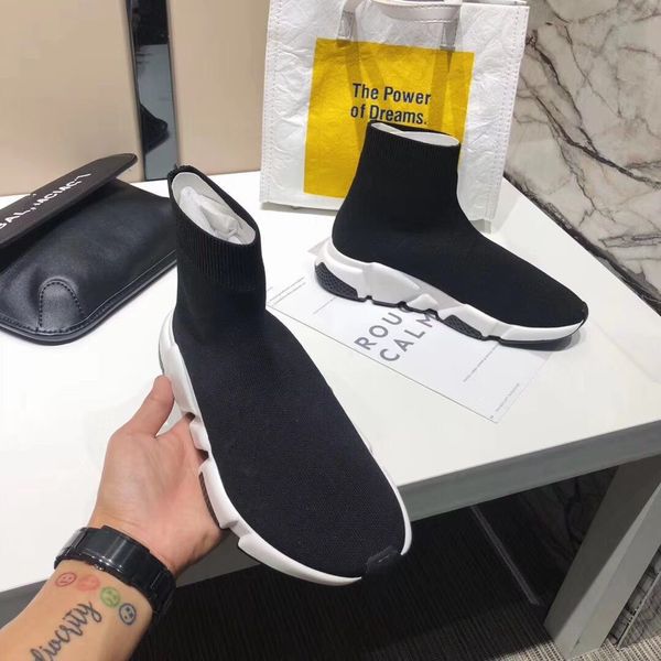 

2019 peed trainer black neaker men women black red ca ual hoe fa hion ock neaker boot hoe 13 balenciaga