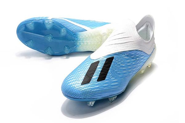 

2019 x 19+ fg football boots skeletalweave x tango 18+ tf/fg men soccer shoes blue white soccer cleats