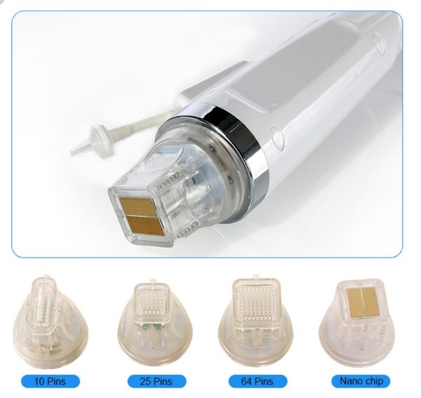 

microneedle head gold cartridge 10pin 25pin 64pin nano chip microneedle fractional rf for skin lifting radio frequency machine