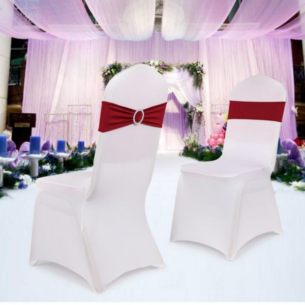 

stretch elastic dining seat cover spandex chair cover for banquet wedding restaurant l anti-dirty removable decorations 2020