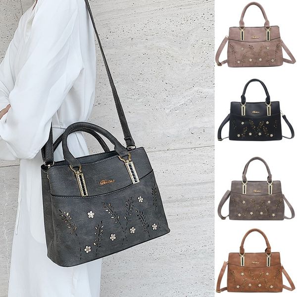 

ocardian women bagwomen's flower shoulder bag simple tote bag fashion crossbody flowers letter zipper handbags s4