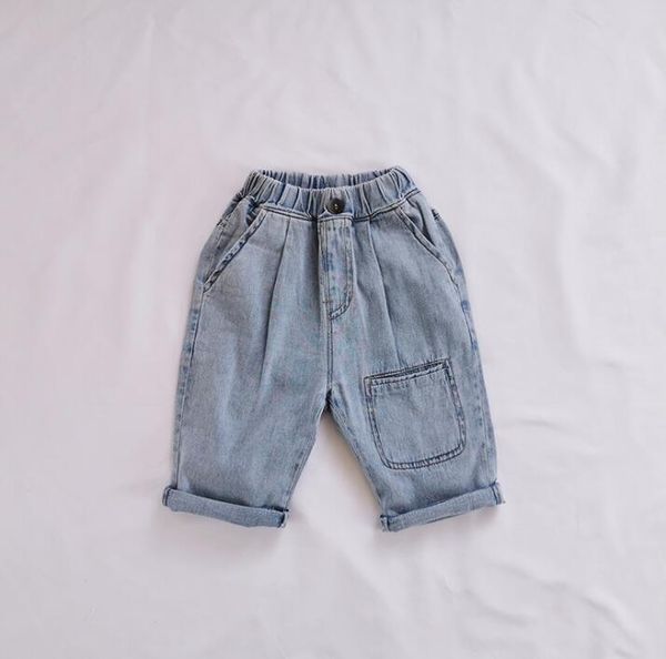 

2020 new boys denim pants summer fashion kids jean pants 1-6t qh486, Blue