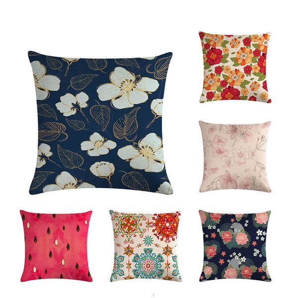 

цветок подушка обложка фрукты printing отель кровать автомобилей белье хлопок домашний декор диван урожай современные подушки на заказ навол