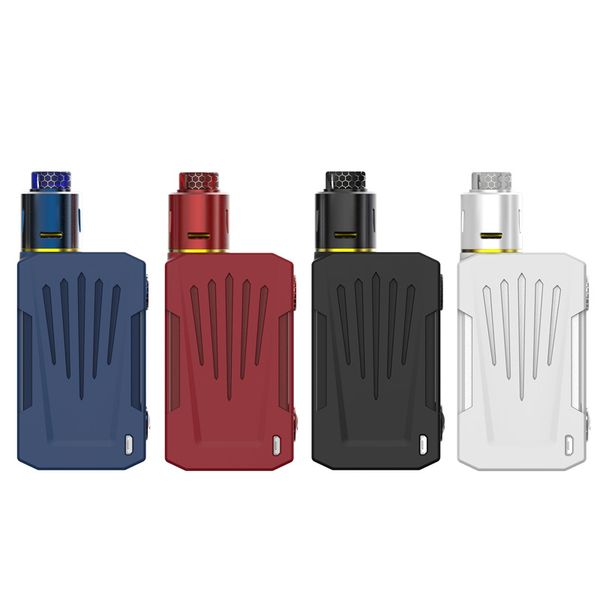 

Authentic Invader 4X Kit Tesla Light-weight VV box mod 280W with Teslacigs RDA Easy Single Coil Build Deck e cig DHL