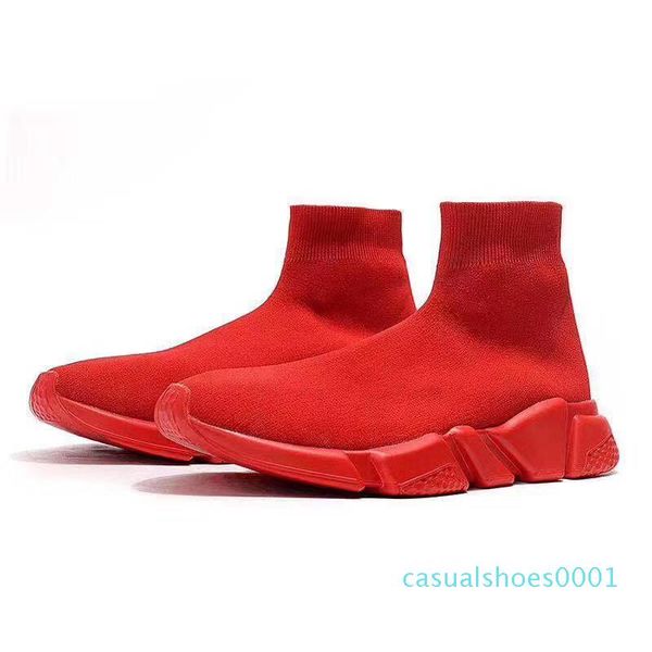 

fashion designer sock sports casual shoes cool glitter grey triple black all red speed trainer star trainers runner platform bottom ac01