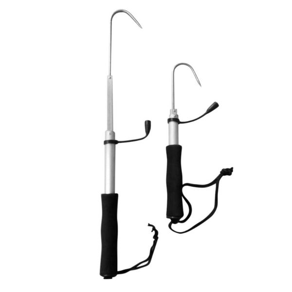 

60cm or 120cm stainless steel sea fishing gaff aluminum alloy spear hook fish tackle outdoor fishing tool new
