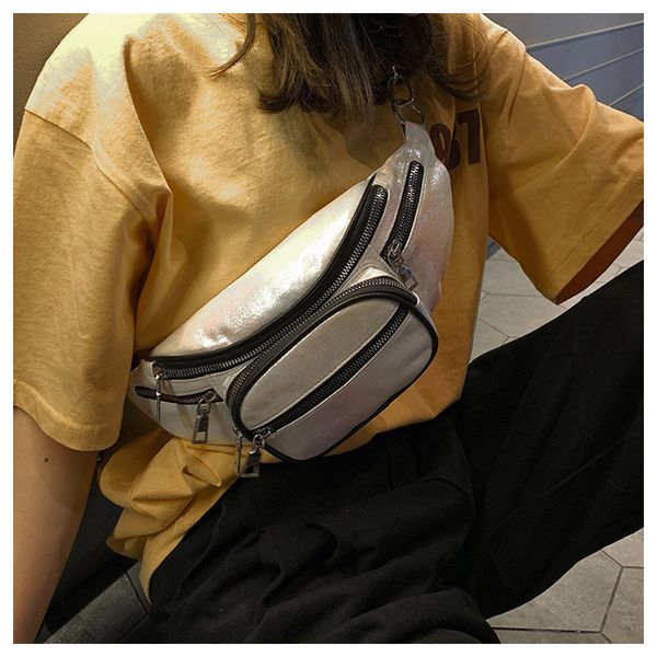 

advanced pu leather women's bag 2020 new waist bag diamond check chain messenger korean tide women's small sachet fashion ch