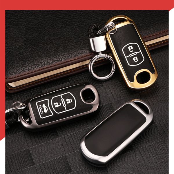 

luminous zinc alloy car smart remote key case cover for 2 3 6 demio cx-3 cx3 cx-5 cx5 cx 5 cx-7 cx7 cx 7 cx8 cx-9 cx9 mx5