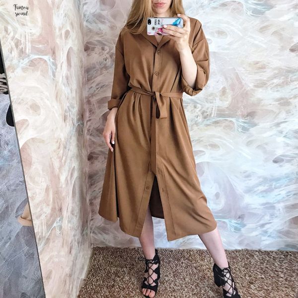 

2019 spring summer women blouses casual loose lady shirts lady blusas female batwing sleeve solid shirt dress long, White