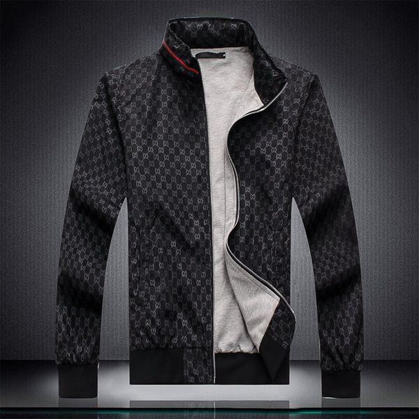 

Hot Sale New Leisure Sports Double Color Stitching Stand-up Collar Mens Designer Tracksuits Multi - Size Length Sleeve Men Tracksuit
