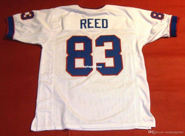 

retro #86 andre reed custom mitchell & ness jersey last one white mens stitching high-end size s-5xl football jerseys college ncaa, Black;red