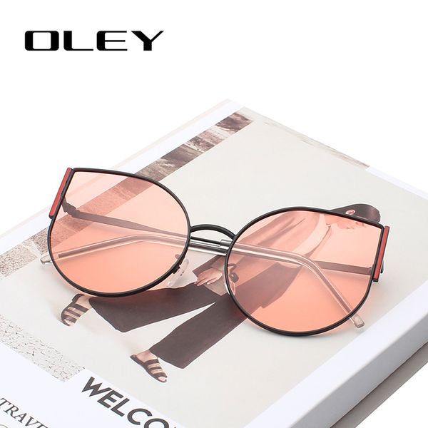 

oley fashion cat eye sunglasses women brand vintage retro sun glasses female fashion cateyes sunglass uv400 y8950, White;black