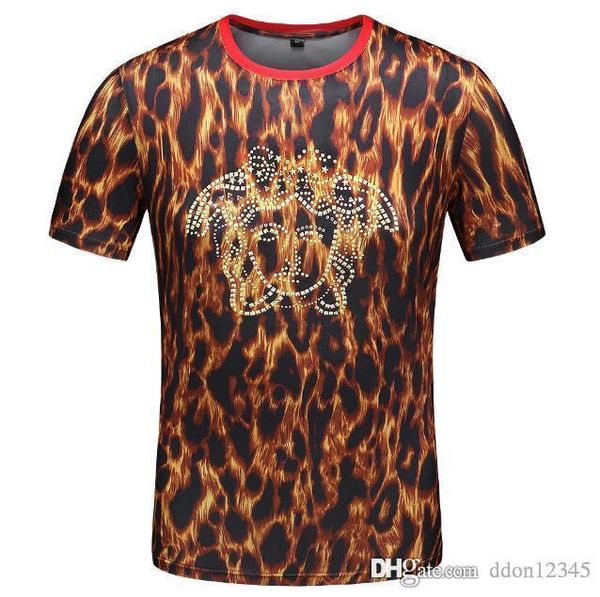 

2019 luxury mens designer t shirt mens clothing 3d orangutans summer t shirt hip hop men women short sleeve size m-3xl, White;black