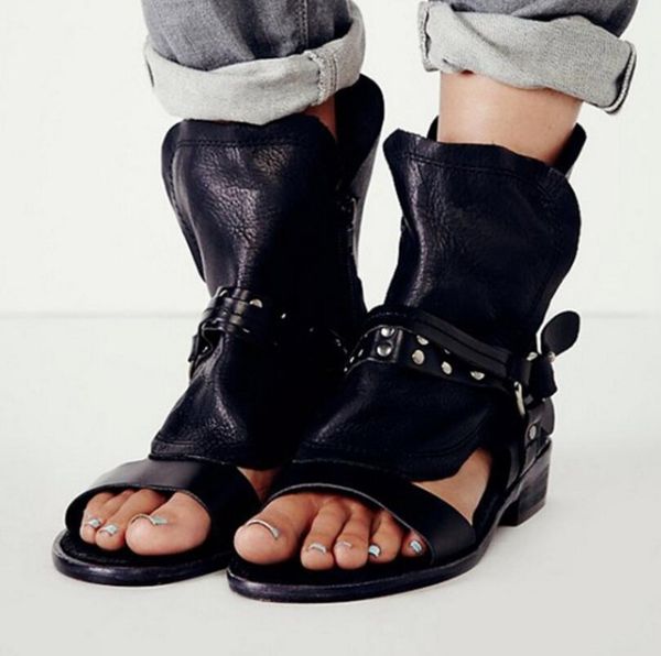 

Charm2019 Women Boutique Shoes Open Toe Sling Back Summer Flat Sandals Zapatos Sapato Ladies Female Bootie Zip F180390
