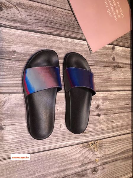 

мул тапочки мужские и женские сандалии плоские дизайнерские туфли тапочки 1a5i5k гибкая резиновая подошва слайд тапочки размер, Black