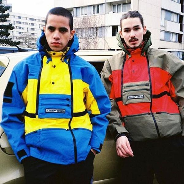 

t x s крутые tech куртка с капюшоном мужчины женщины пуловер пальто мода верхняя одежда top quality синий желтый s ~ х hfttjk016, Black;brown