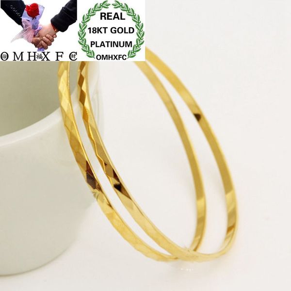 

omhxfc wholesale european fashion woman girl party wedding gift slim full stars geometric 18kt gold bangles bracelets be53, Golden;silver