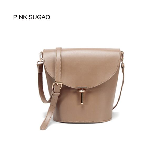 

Pink sugao designer crossbody bags luxury handbags purses for women brand fashion shoulder bags top quality messenger bag bucket bag 6 color