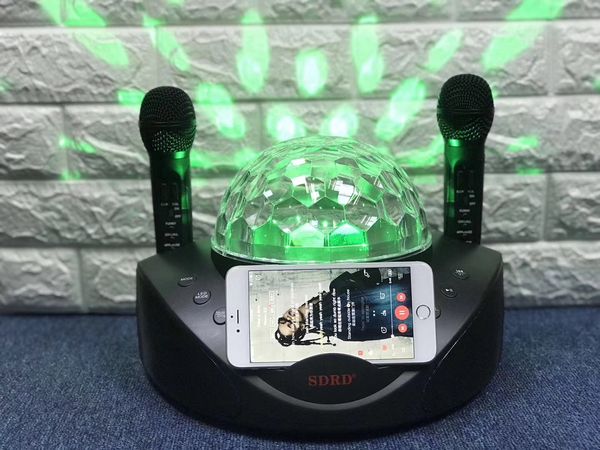 

портативный ktv bluetooth-динамик md308 частная модель патент высокое качество динамик поддержка aux и tf карты hifi качество