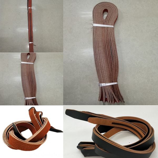 

men's classic old pigskin chain belt strip whole leather cutting electrician belt can be customized, Black;brown