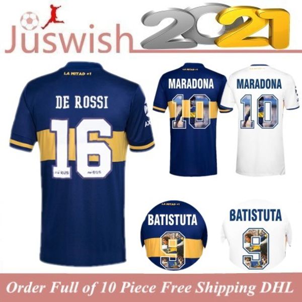 

2020 2021 men + kids boca juniors soccer jersey home away 20 21 boca juniors tevez maradona moura abila de rossi jrs sports football shirts, Black;yellow