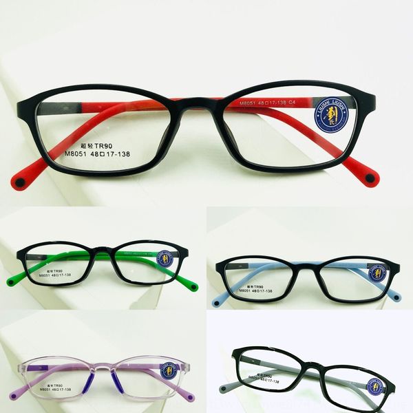 

children's silicone glasses silicone ultra light youth optical glasses frame plain tr frame 8051, Silver