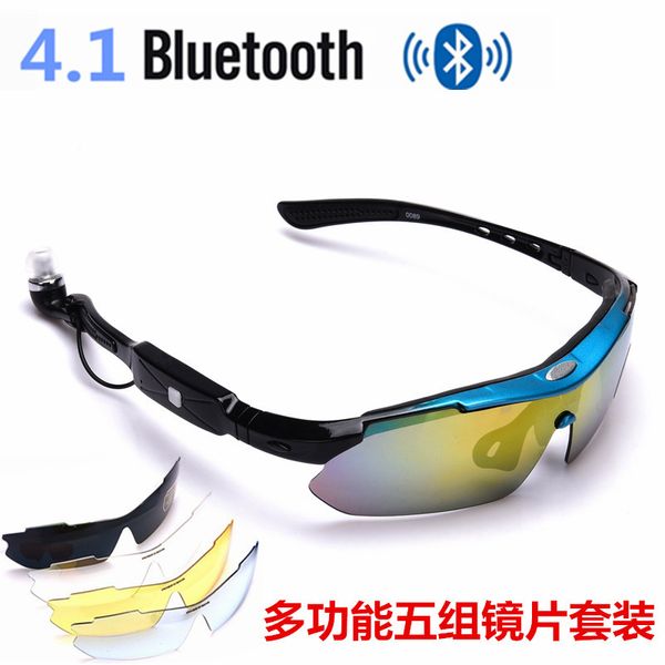 Stereo Bluetooth Intelligence Motion Headset Brille Fünf Linsen Anzug taktisch