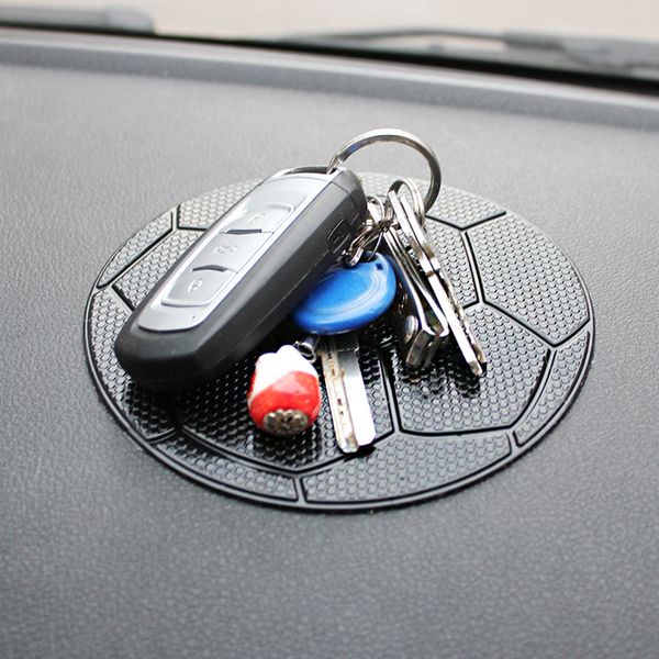 

3pcs/lot football non slip key mobile phone holder car dashboard holder sticky pad anti slip mat silicone for phone widget