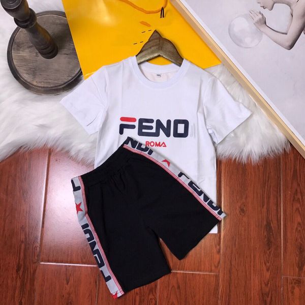

free shipping luxury brand boys summer 2 pcs shirt +pants kids summer clothing set for outdoor