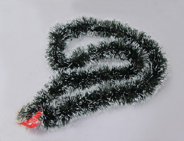 

1 pcs 2 meters dark green color fluffy christmas alizara/trimming christmas color strips