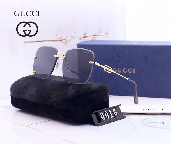 

new fashion men optical frame glasses rimless gold metal buffalo horn eyewear clear lenses sunglasses occhiali lentes lunette de soleil, Black