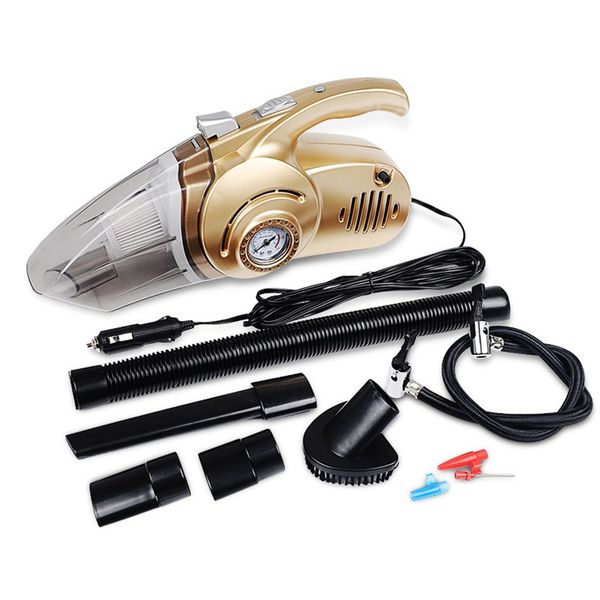

car vacuum cleaner car with portable high power 12v with light wet and dry dual-use air pump four in one